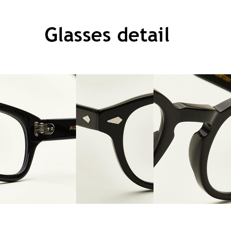 Oculos De Grau Johnny Depp Com Quadro Redondo Design Vintage Em Acetato Mambos Loja Virtual