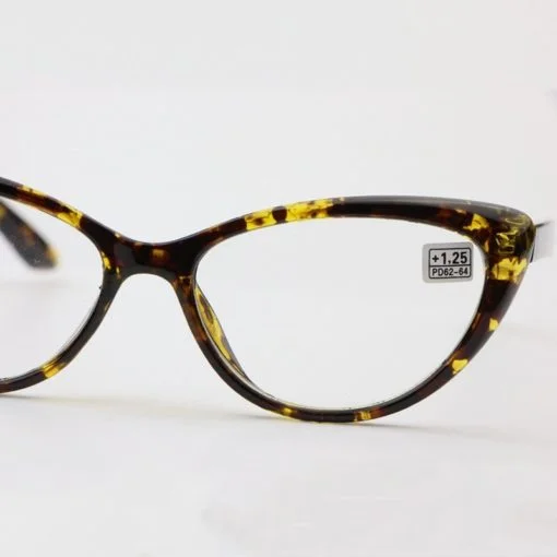 Óculos com Lentes de Grau Para Presbiopia Armação Modelo Olho de Gato - Image 4